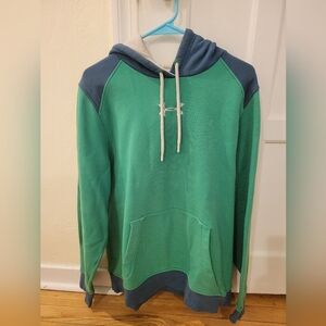 Under Armour Green and Blue Hoodie